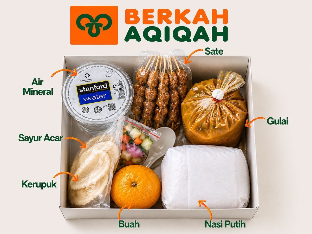 Paket nasi kotak katering Berkah Aqiqah